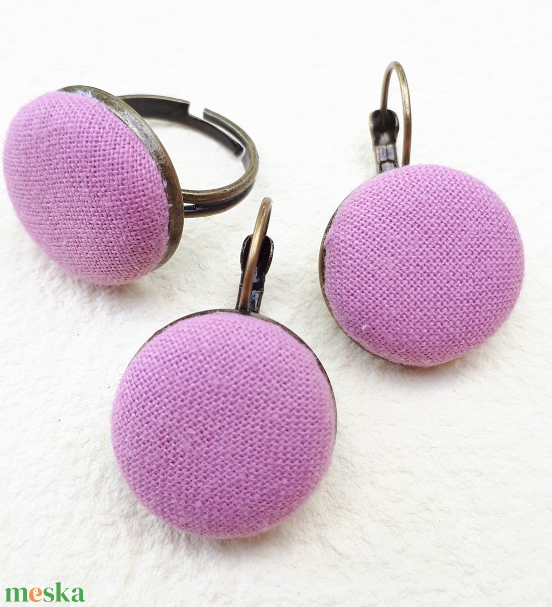 AKCIÓ!!! MAY'R textil ékszer szett - ékszer - ékszerszett - Meska.hu