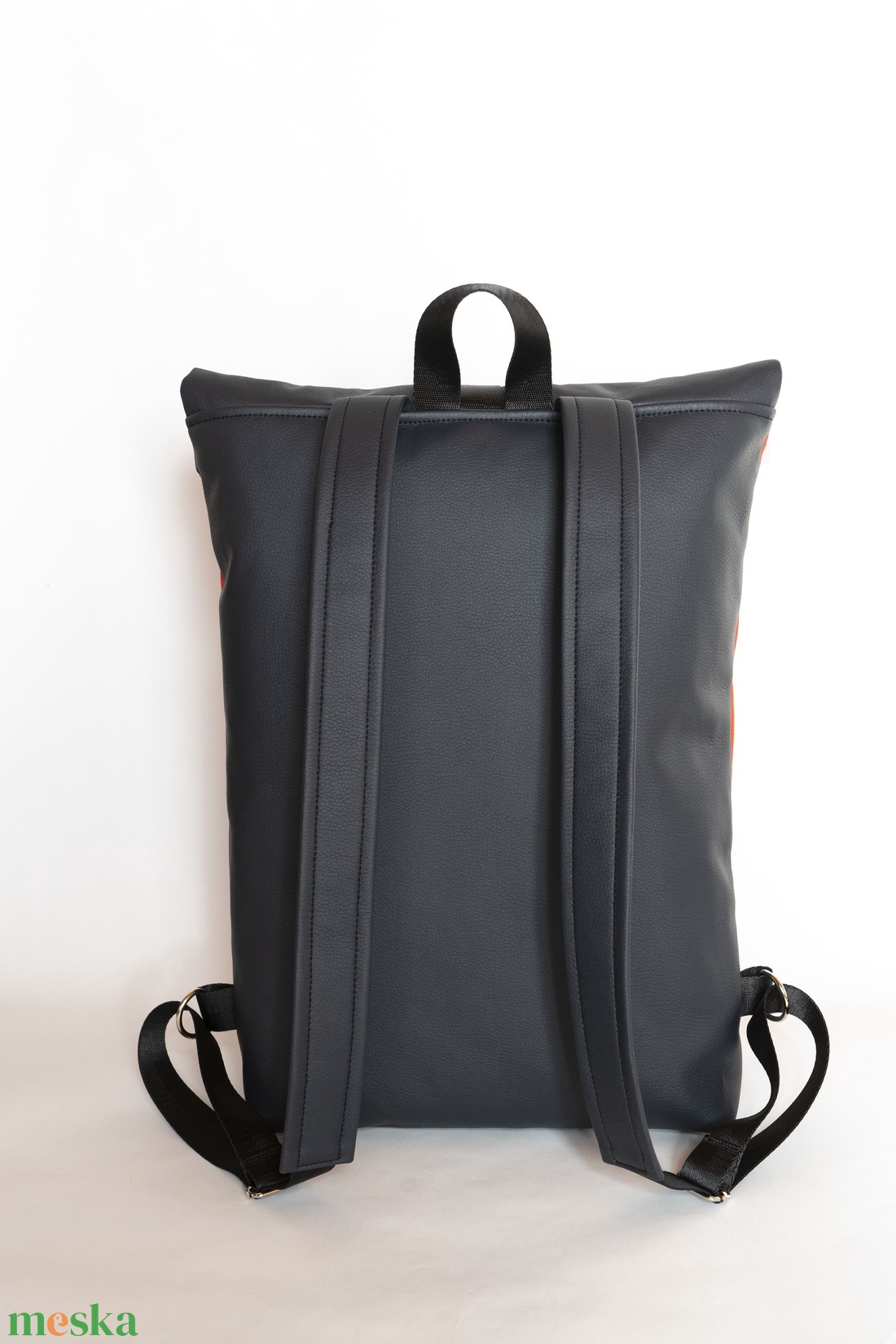 MAY'R L-es piros Roll Top city bag táska/hátitáska - táska & tok - hátizsák - roll top hátizsák - Meska.hu