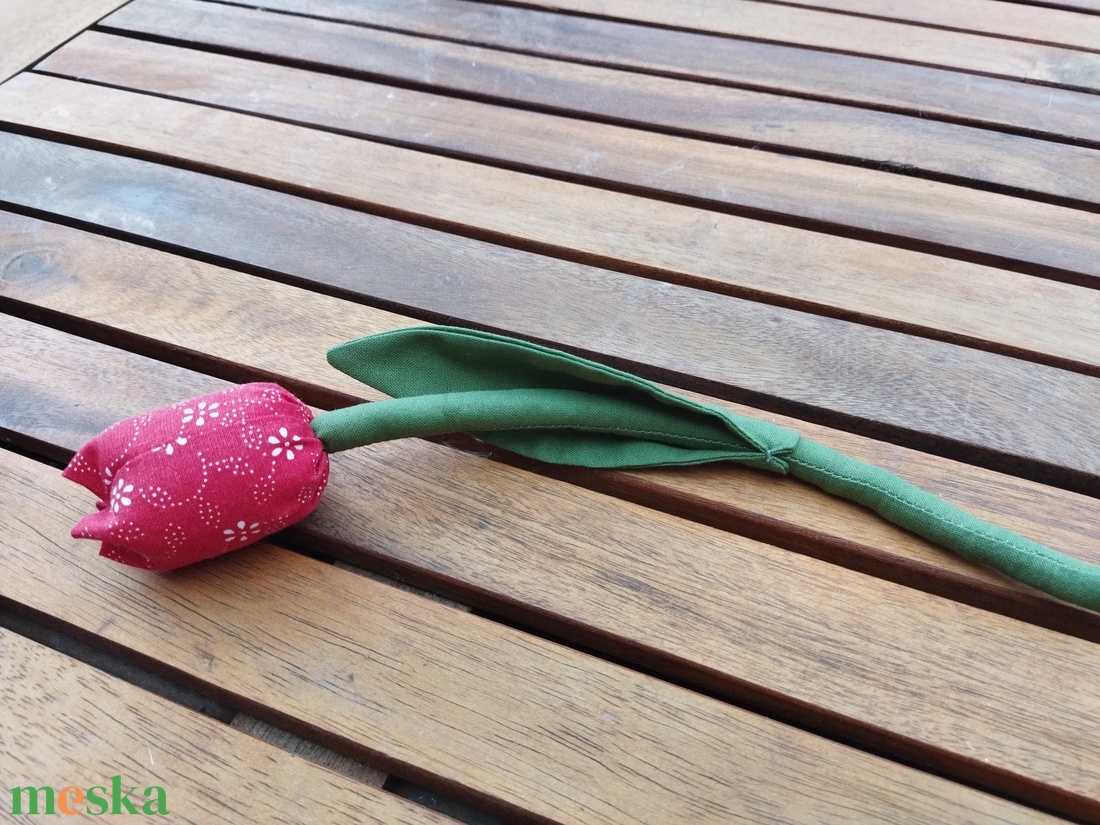 Lágyszárú Textil tulipán - esküvő - dekoráció - asztaldísz - Meska.hu