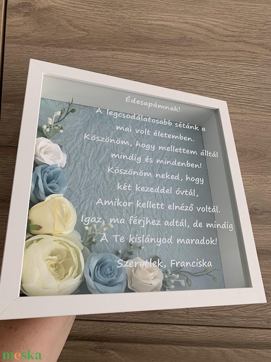 Szülőköszöntő ajándék mely minden alkalomra tökéletes ajándék (sarokvirágos) - esküvő - emlék & ajándék - szülőköszöntő ajándék - Meska.hu