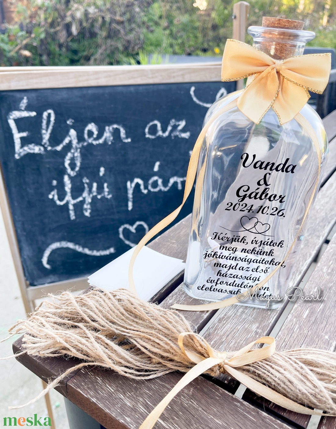 Palack postás vendégkönyv szett - esküvő - emlék & ajándék - vendégkönyv - Meska.hu Palack postás vendégkönyv szett - esküvő - emlék & ajándék - vendégkönyv - Meska.hu