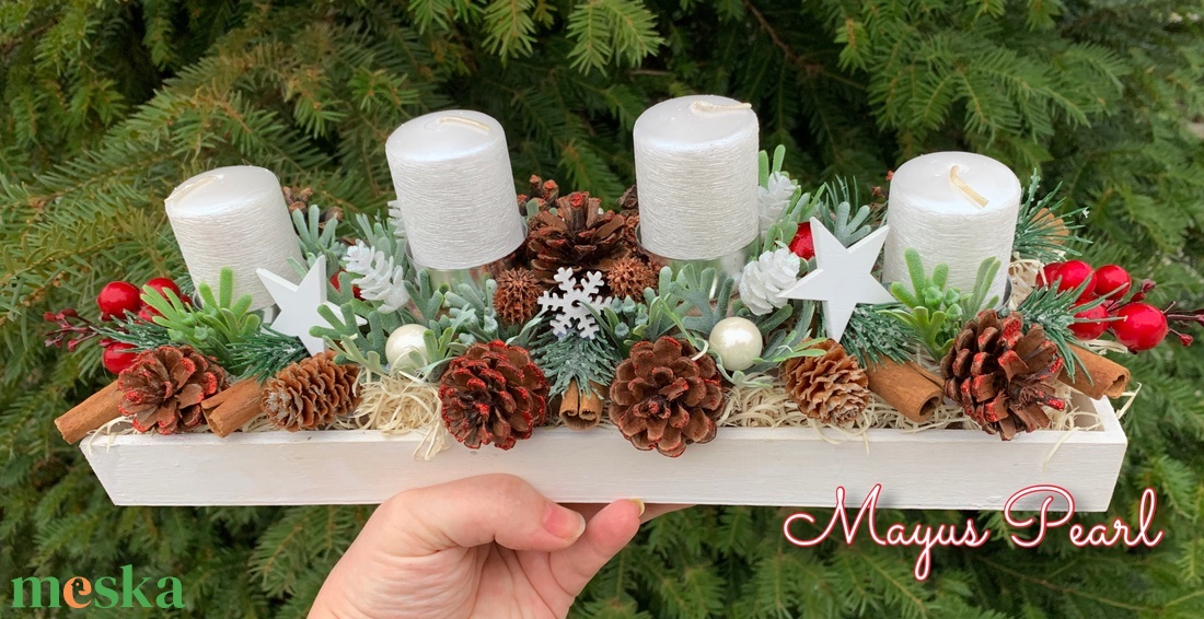 Adventi asztaldísz - karácsony - adventi díszek - adventi asztaldísz - Meska.hu Adventi asztaldísz - karácsony - adventi díszek - adventi asztaldísz - Meska.hu