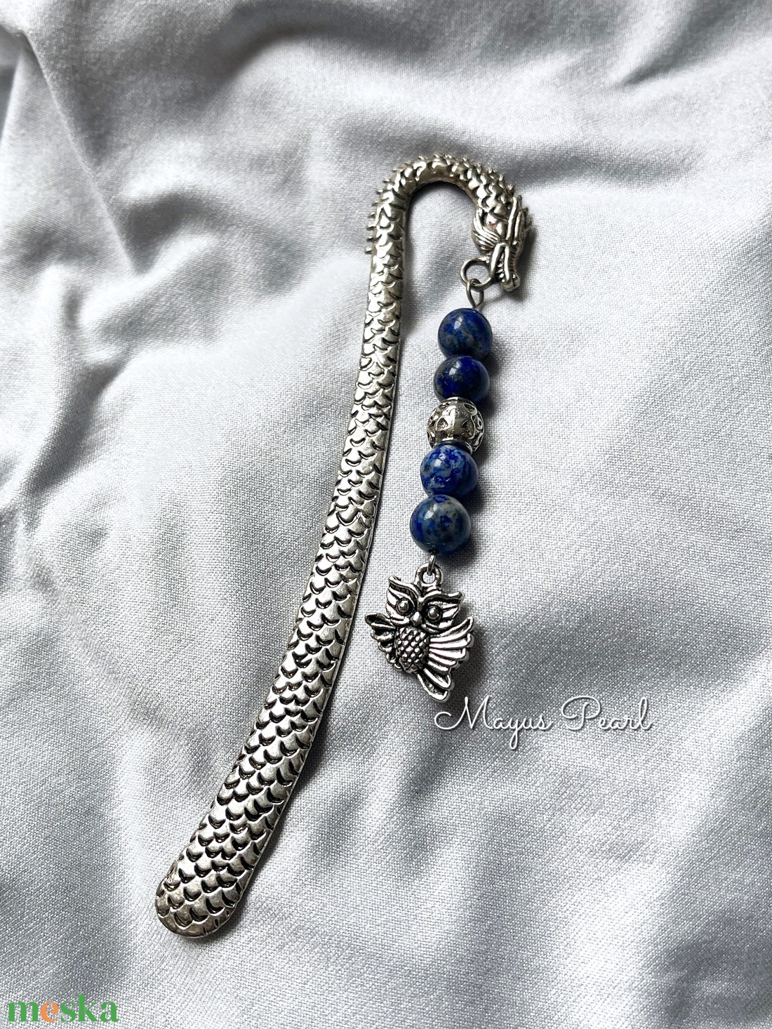 Baglyos gyöngyös könyvjelző - könyv & zene - könyvjelző - Meska.hu