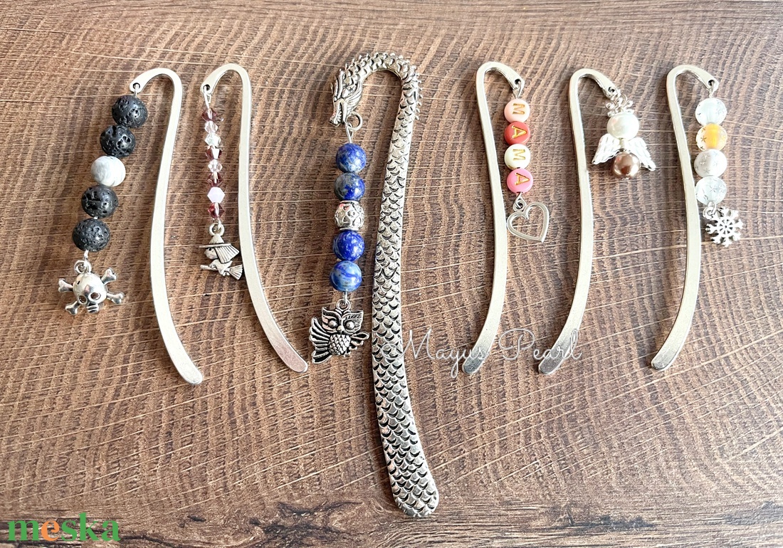 Baglyos gyöngyös könyvjelző - könyv & zene - könyvjelző - Meska.hu