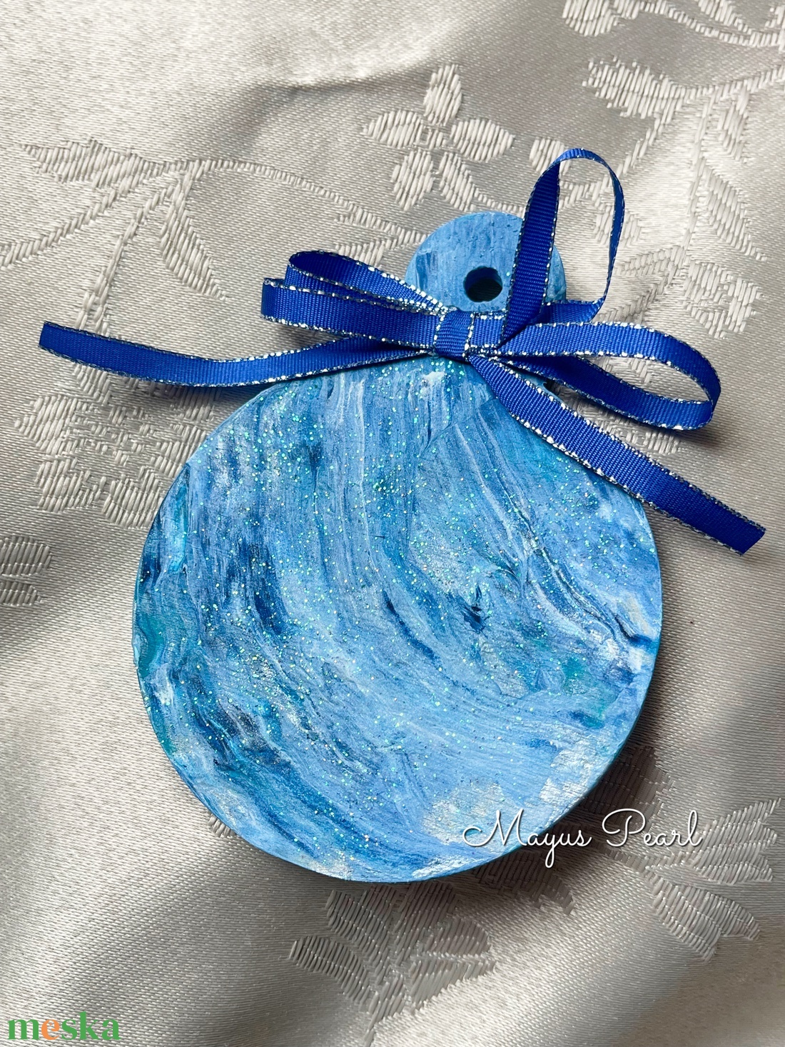 Festett fa karácsonyfadísz  - karácsony - karácsonyi lakásdekoráció - karácsonyfadíszek - Meska.hu