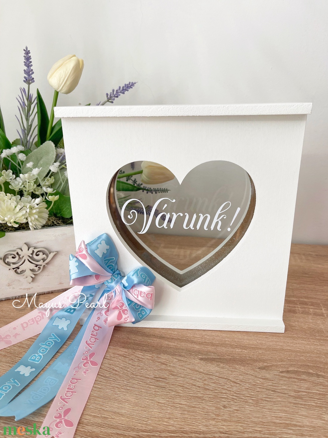 Gender party szett -babaváró bulira - játék & sport - babalátogató ajándékcsomag - Meska.hu