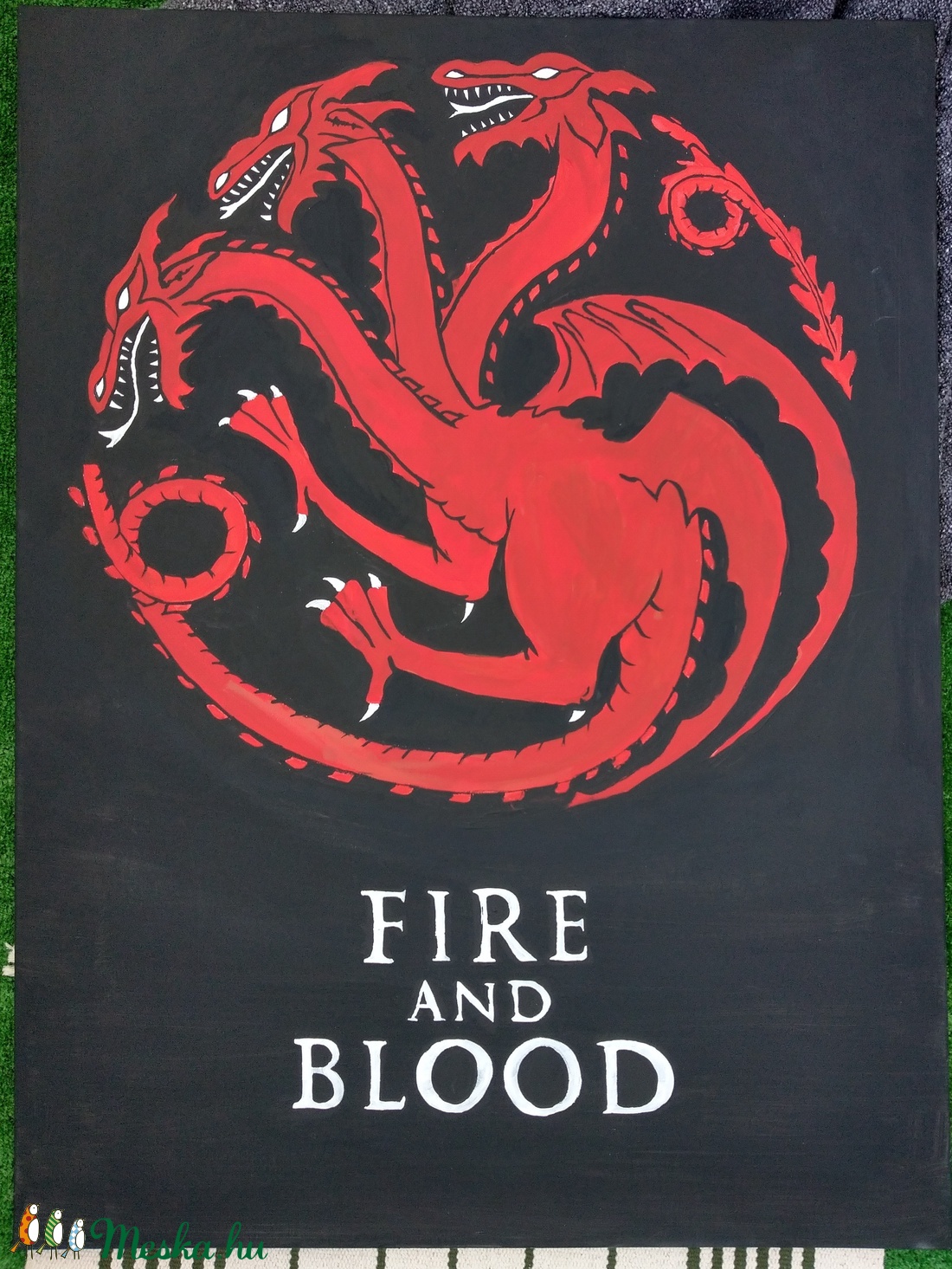 Trónok harca címer festmény - Game Of Thrones  -  - Meska.hu