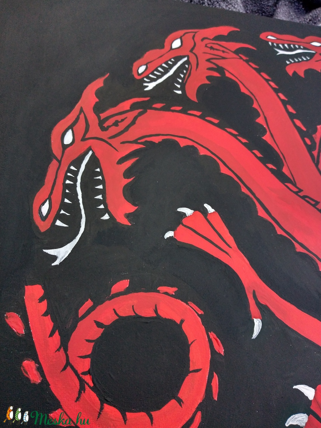 Trónok harca címer festmény - Game Of Thrones  -  - Meska.hu