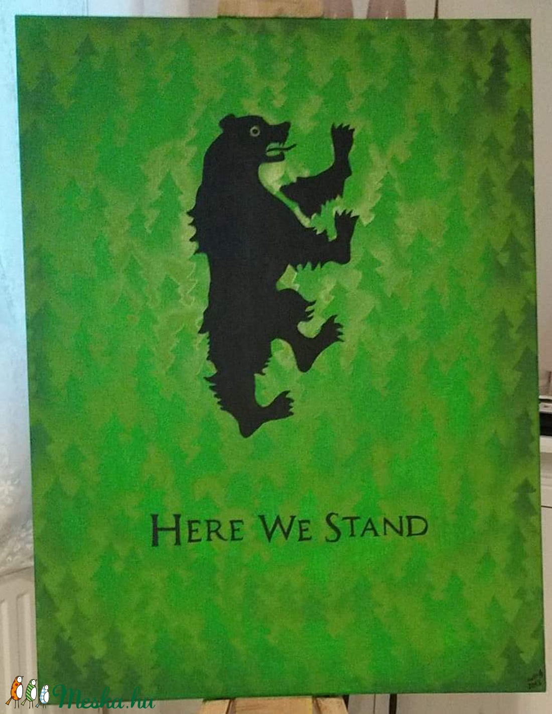 Trónok harca címer festmény - Game Of Thrones  -  - Meska.hu