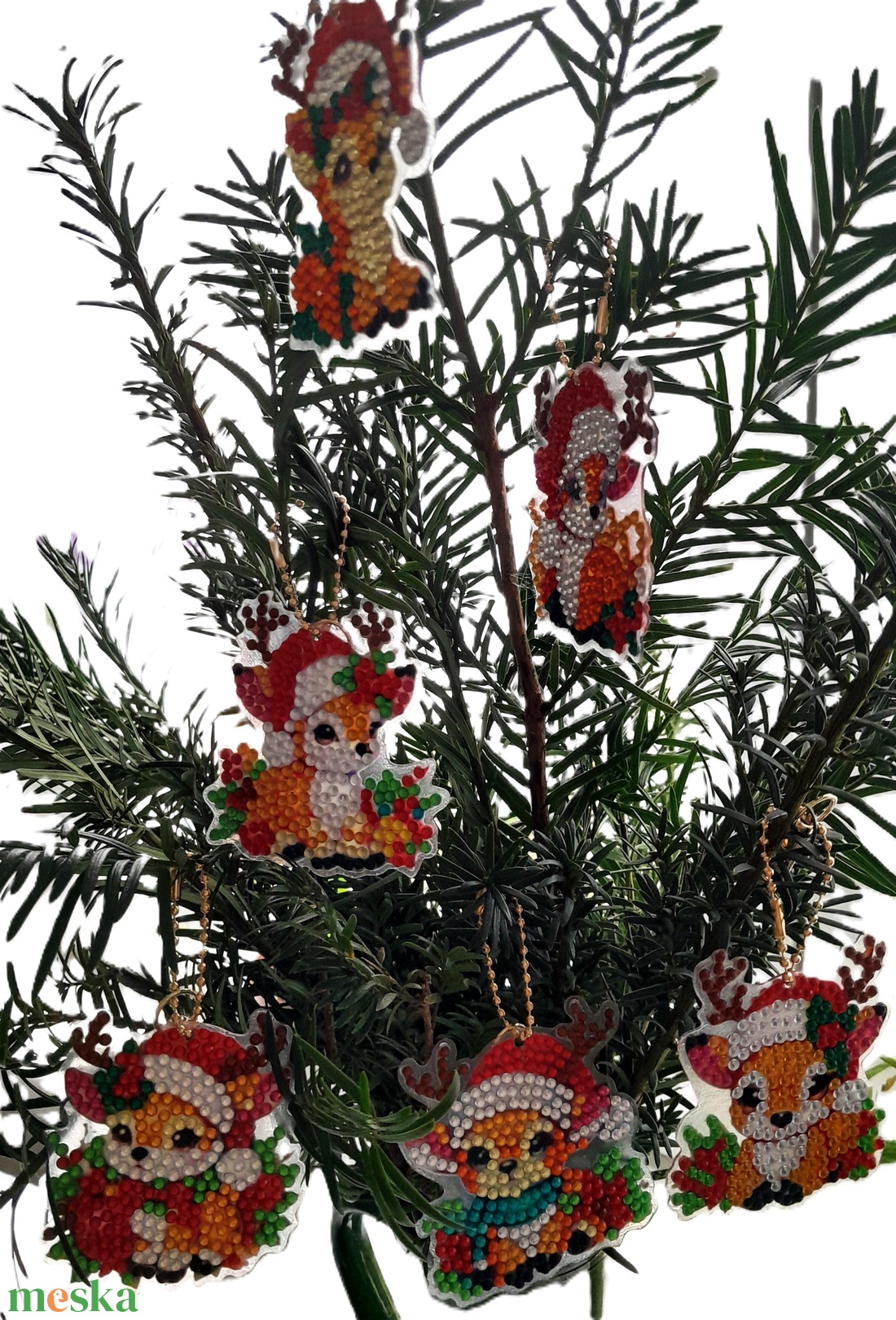 Csilli-villi karácsonyfa díszek 2. - karácsony - karácsonyi lakásdekoráció - karácsonyfadíszek - Meska.hu