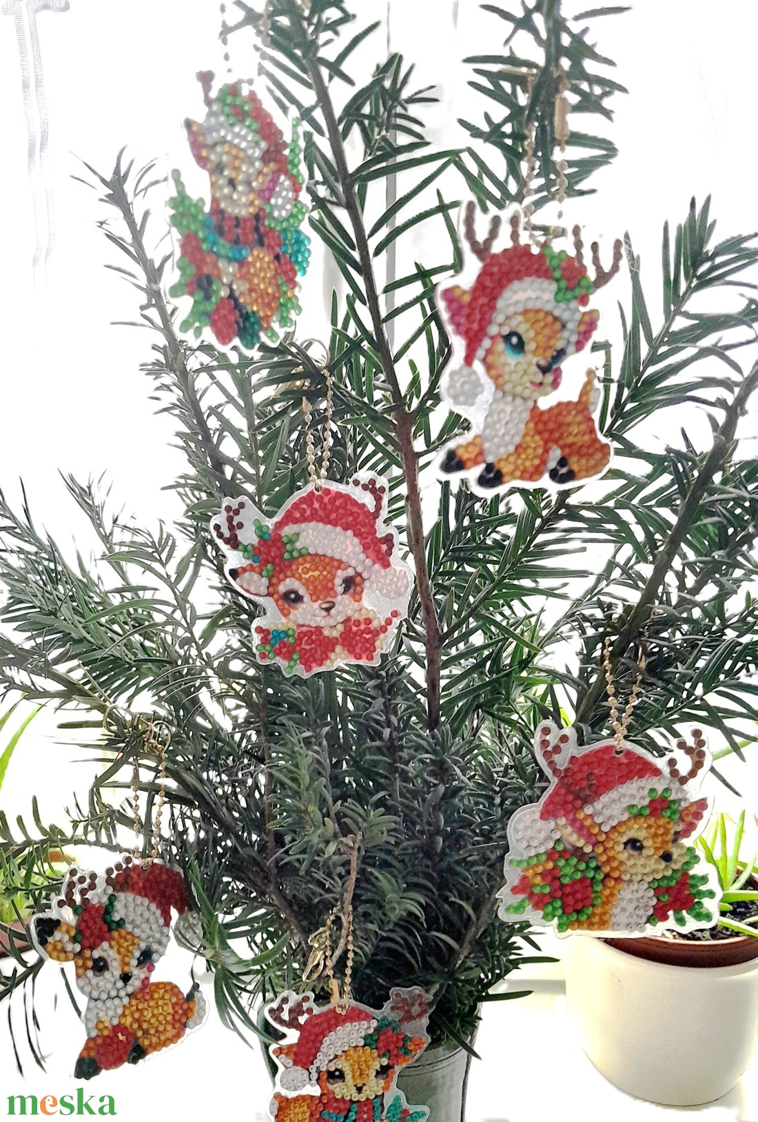 Csilli-villi karácsonyfa díszek 1. - karácsony - karácsonyi lakásdekoráció - karácsonyfadíszek - Meska.hu