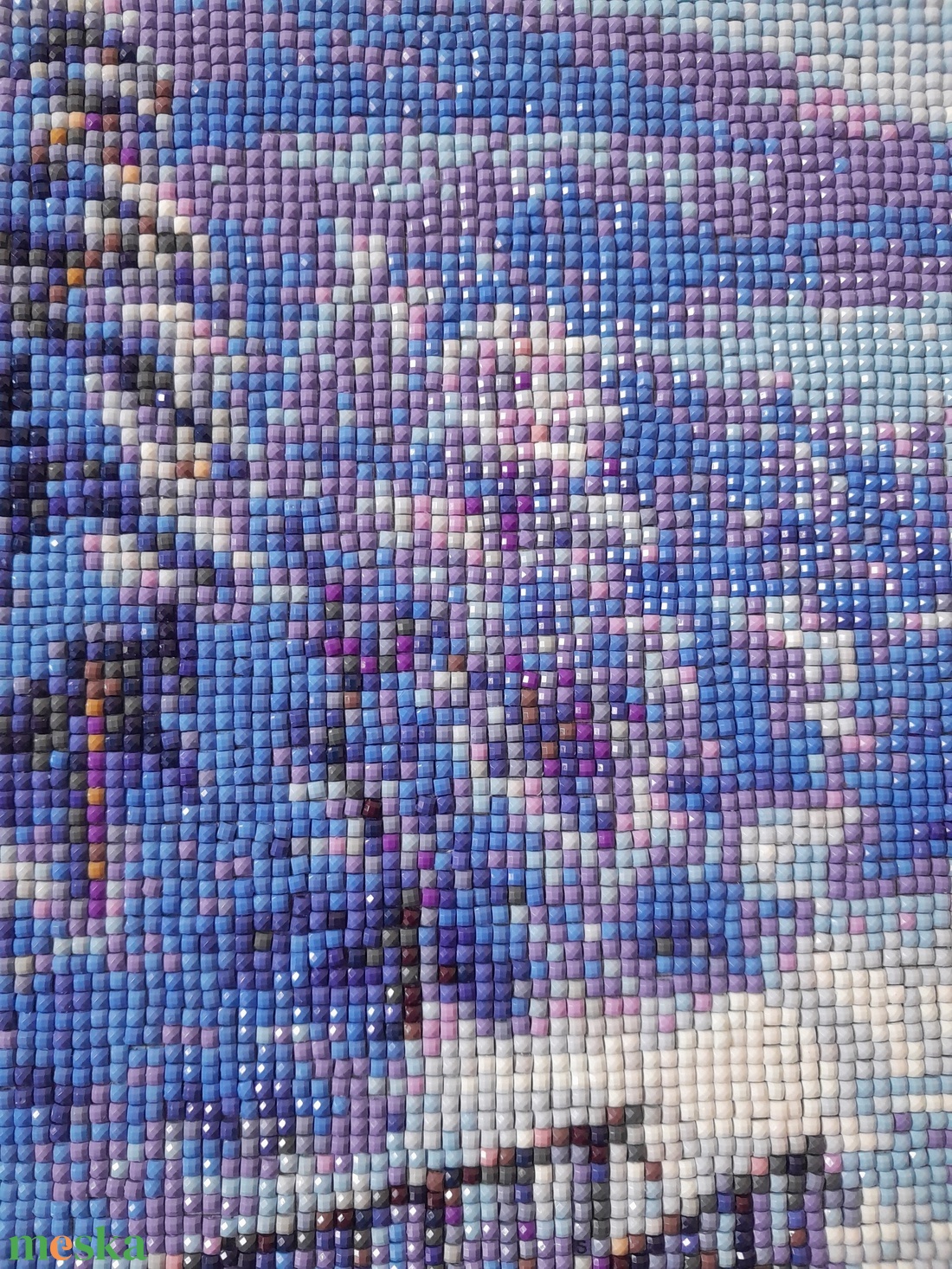 Téli táj � 30x40 cm-es gyémántszemes falikép - otthon & életmód - dekoráció - fali és függő dekoráció - falra akasztható dekor - Meska.hu