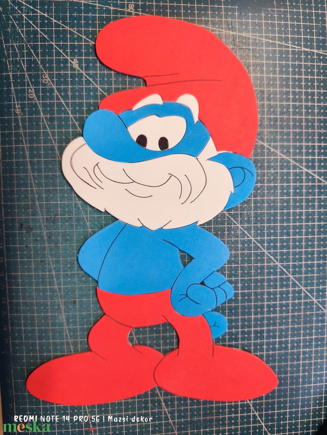 Törpapa dekorgumi figura  - baba - mama - babaszoba dekoráció - babanév dekoráció - Meska.hu