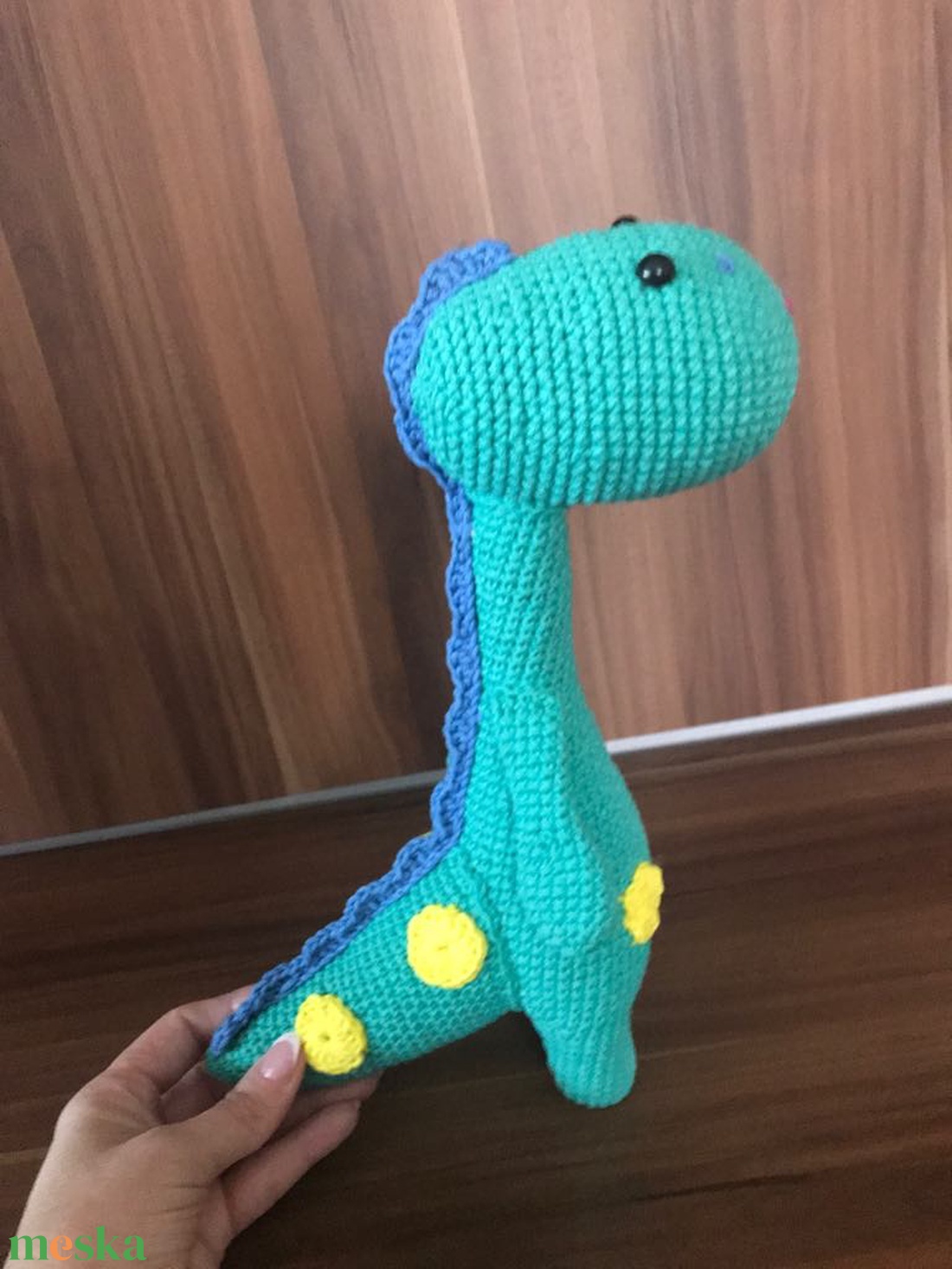 Amigurumi Dinó - játék & sport - plüssállat & játékfigura - más figura - Meska.hu