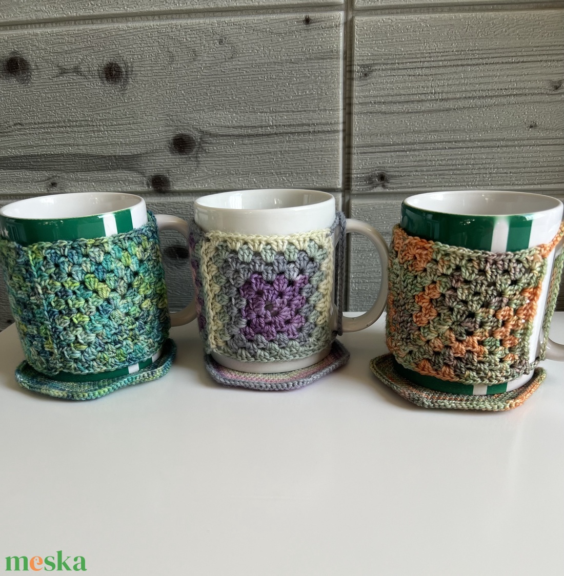 Pohármelegítő alátéttel szett - diy (csináld magad) - egységcsomag - Meska.hu