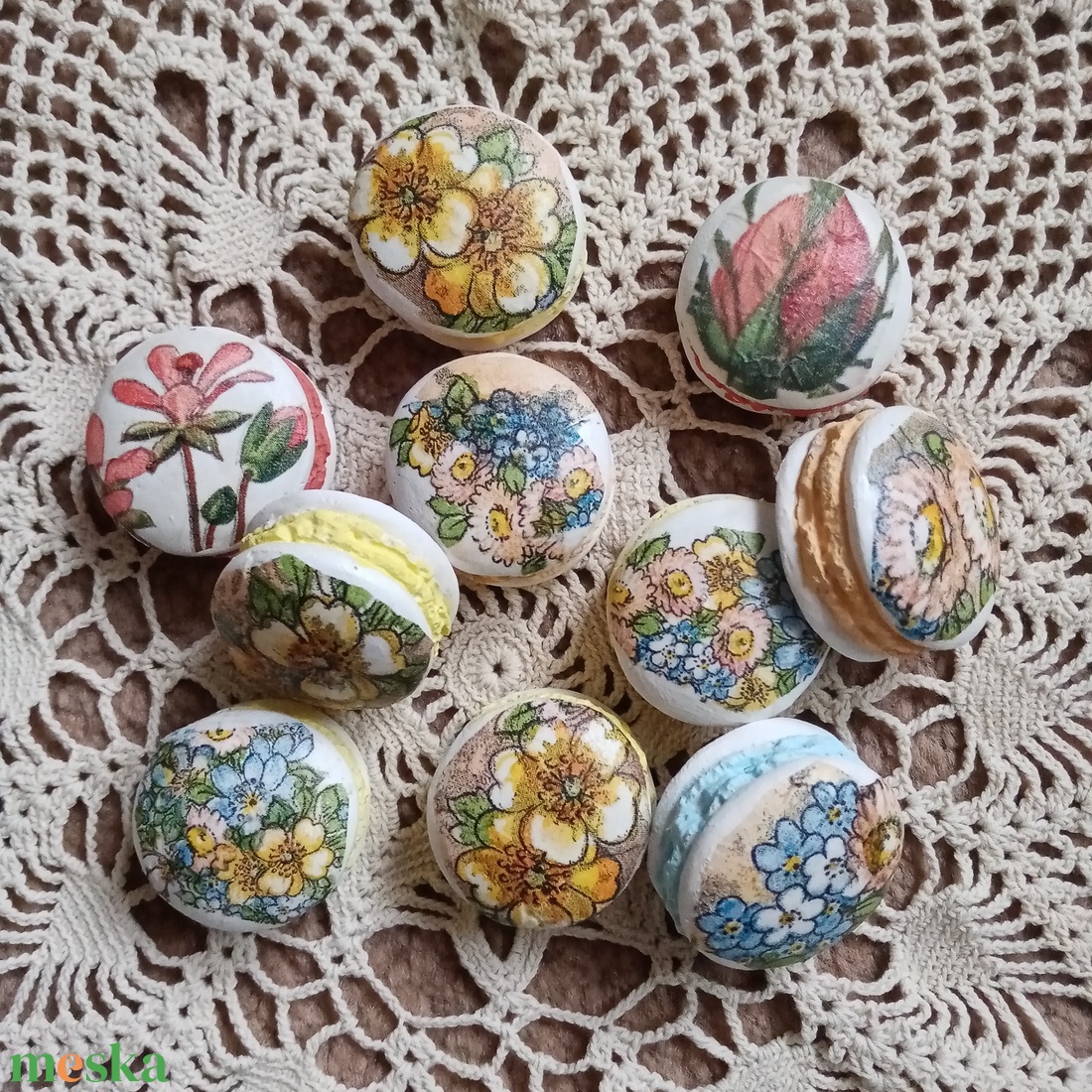 Dekor macaron - otthon & életmód - dekoráció - virágdísz és tartó - virágbox, virágdoboz - Meska.hu Dekor macaron - otthon & életmód - dekoráció - virágdísz és tartó - virágbox, virágdoboz - Meska.hu