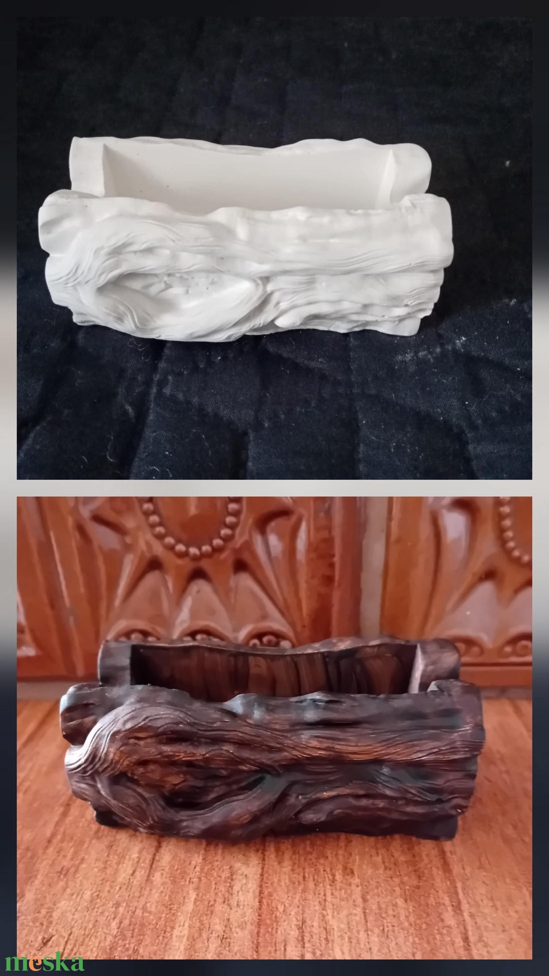 Fatörzs kaspó  - kellékek & szerszámok - díszíthető tárgyak - kerámia - Meska.hu