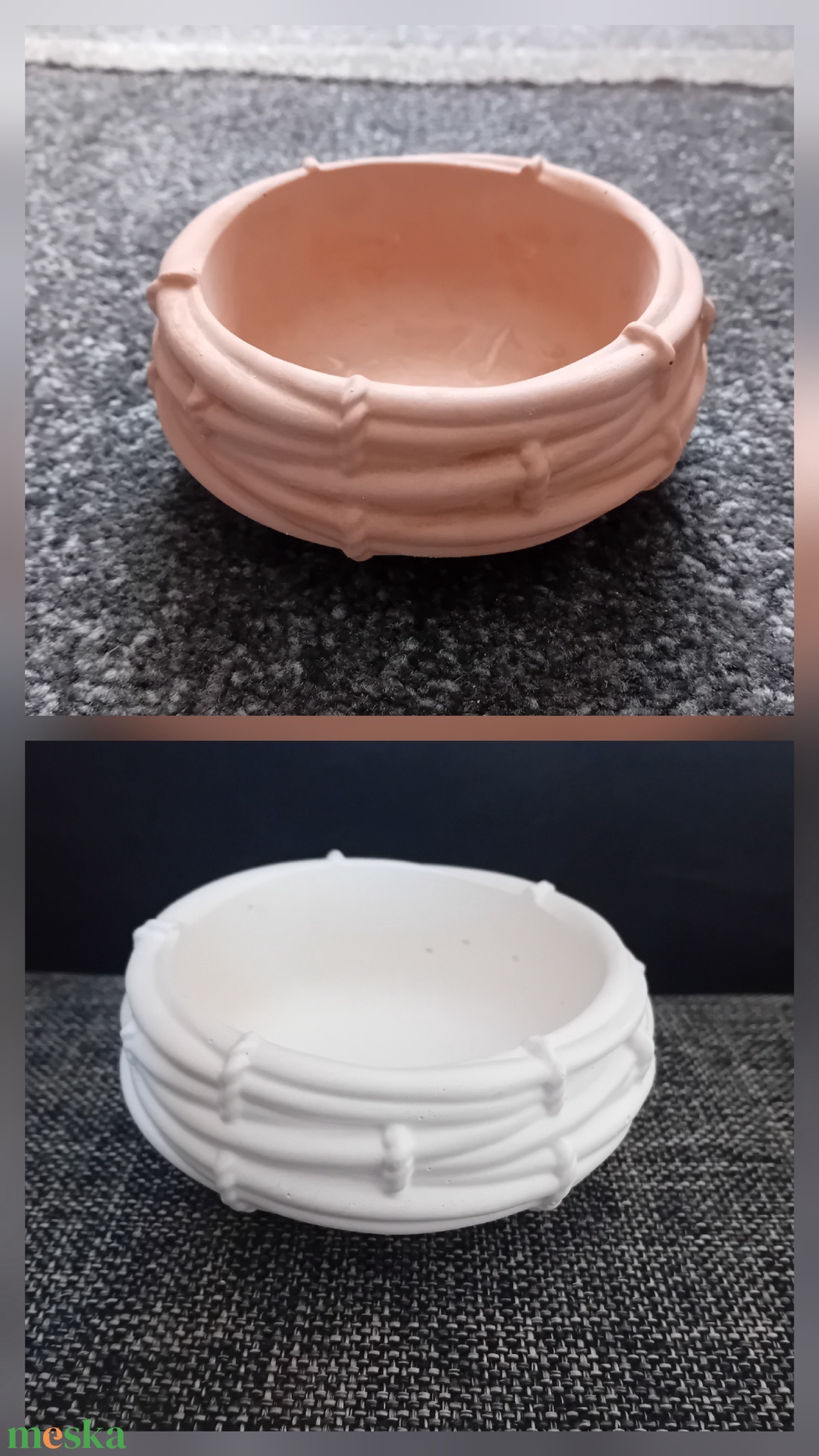 Fészek kaspó  - kellékek & szerszámok - díszíthető tárgyak - kerámia - Meska.hu