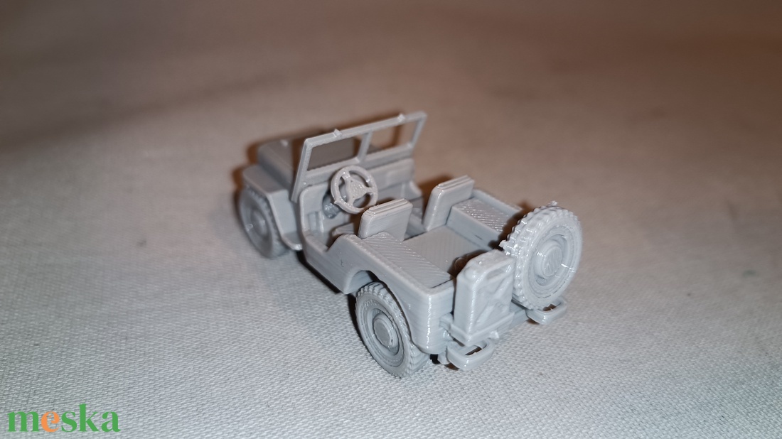 Jeep kisautó makett - 3D nyomtatott KIT kártya - otthon & életmód - dekoráció - dísztárgy - Meska.hu Jeep kisautó makett - 3D nyomtatott KIT kártya - otthon & életmód - dekoráció - dísztárgy - Meska.hu