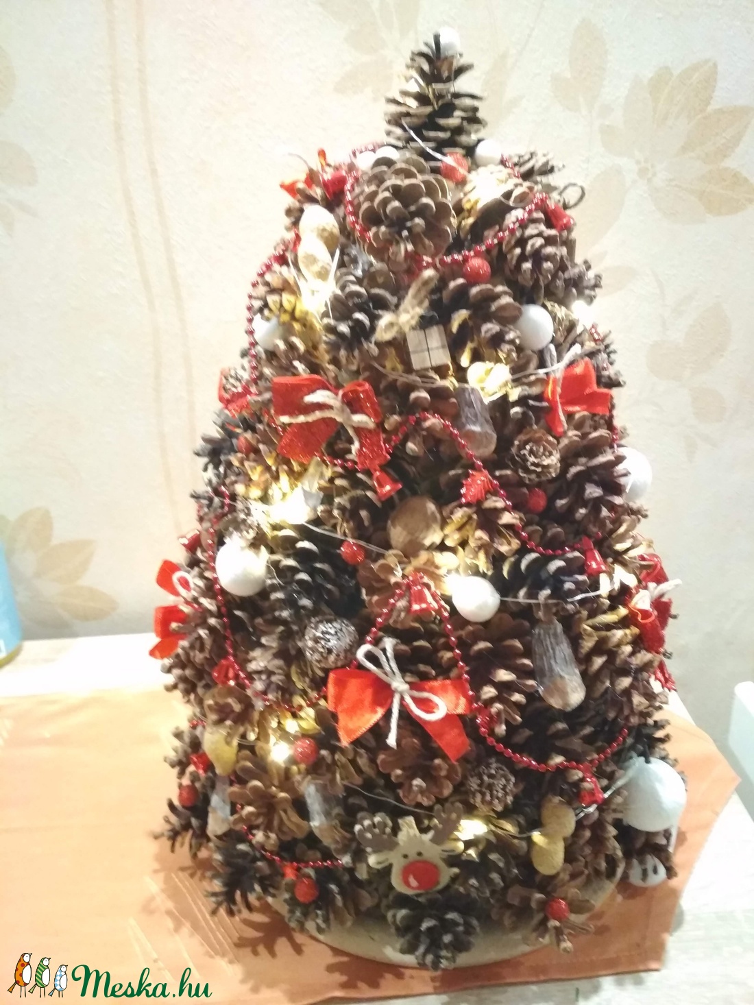 Karácsonyfa toboz fenyő - karácsony - karácsonyi lakásdekoráció - Meska.hu