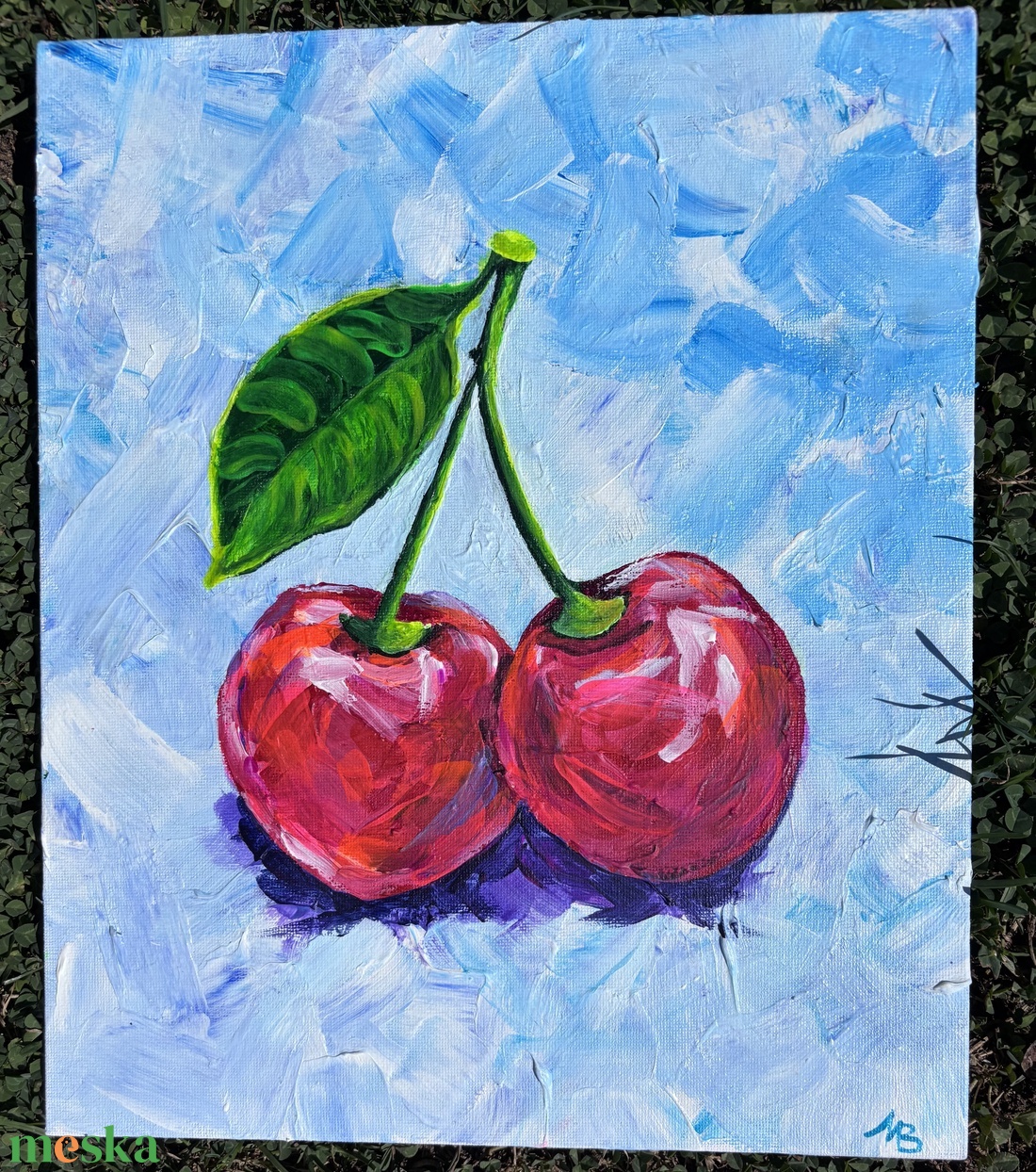 Cherrys  - művészet - festmény - akril - Meska.hu