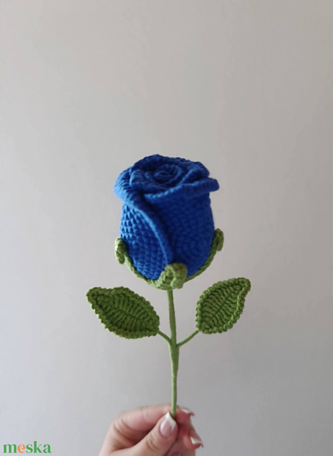 Horgolt örök rózsa  - otthon & életmód - virágdekoráció - virágok - szálas virág - Meska.hu