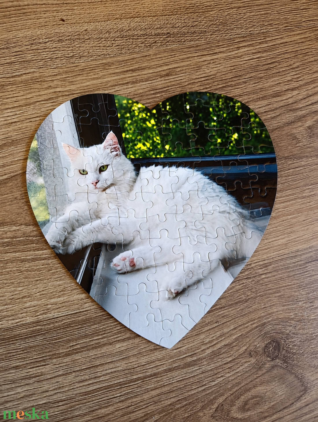 Egyedi fényképes szív puzzle (kirakó) - játék & sport - puzzle - hagyományos puzzle - Meska.hu