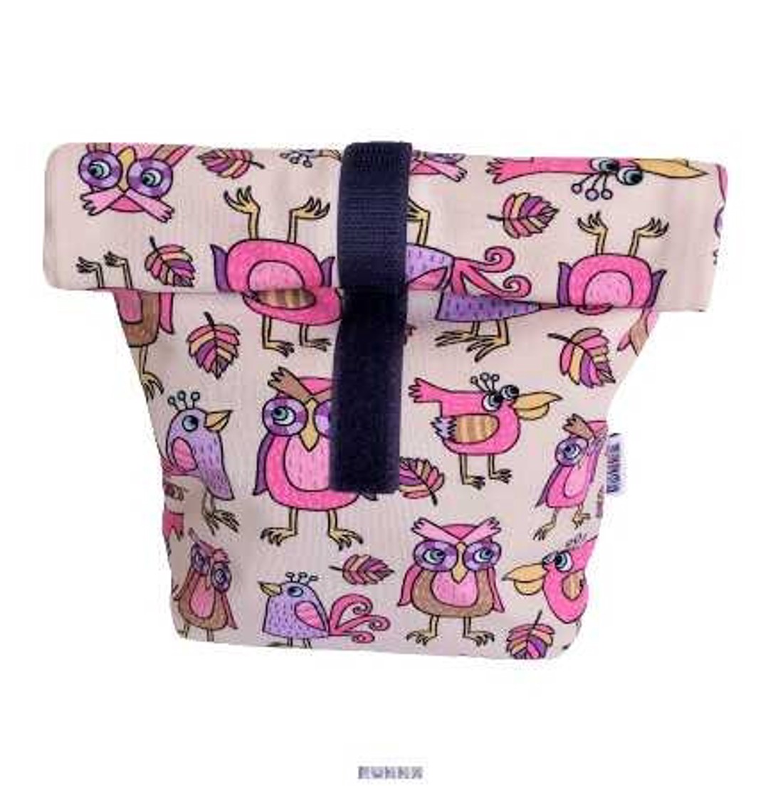 Mosható uzsonnás tasak madarak - táska & tok - uzsonna- & ebéd tartó - ebéd tasak, doboz - Meska.hu