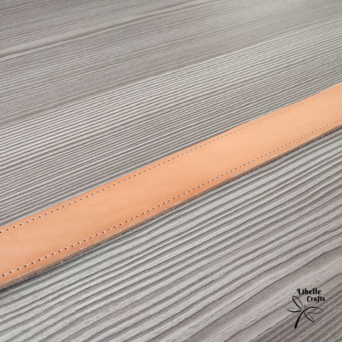 Varrott szélű natúr öv - ruha & divat - öv & övcsat - öv - Meska.hu