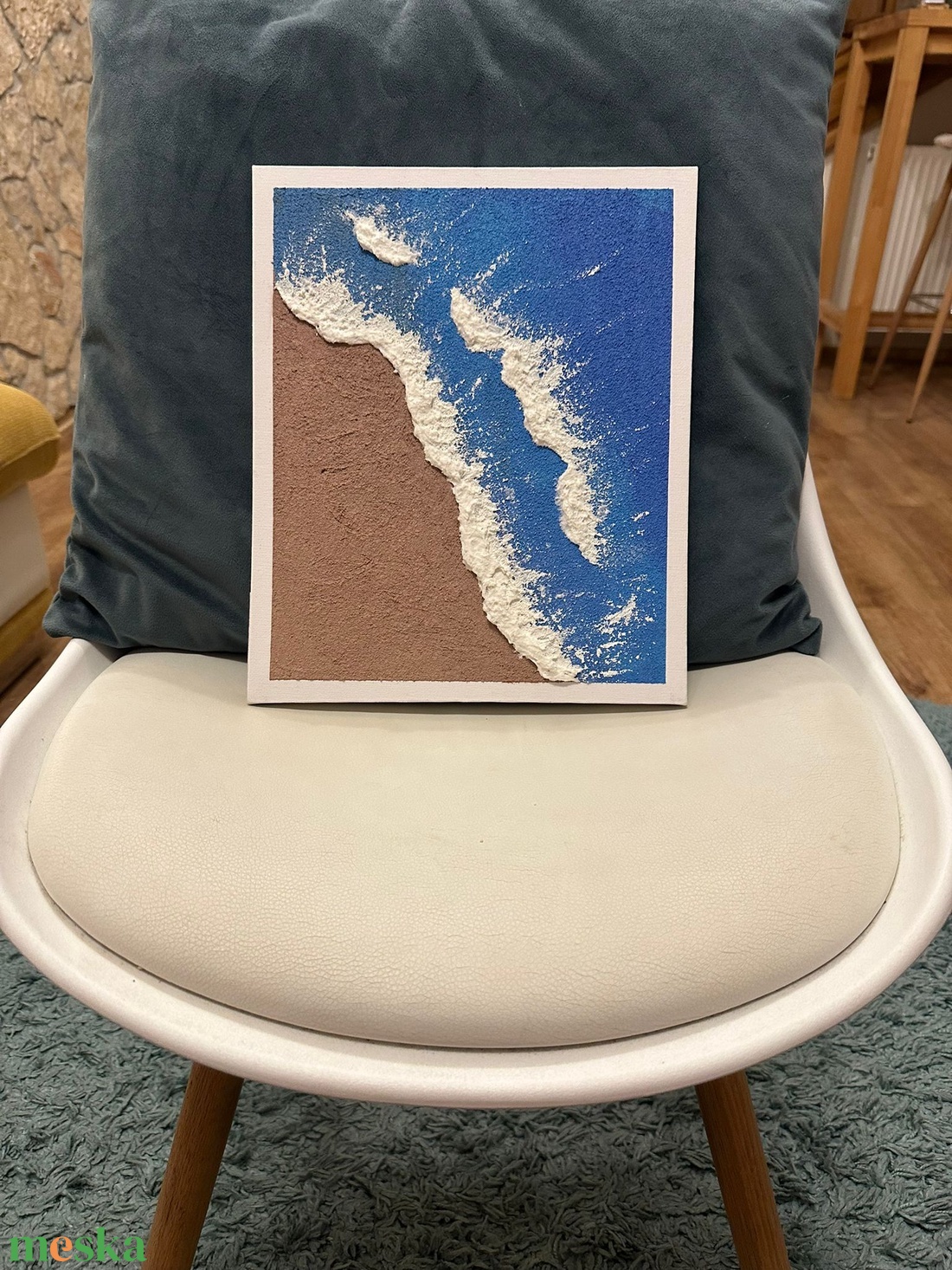 Tenger suttogása - művészet - festmény - festmény vegyes technika - Meska.hu