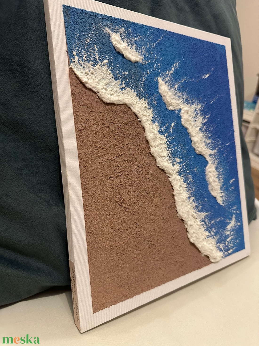 Tenger suttogása - művészet - festmény - festmény vegyes technika - Meska.hu