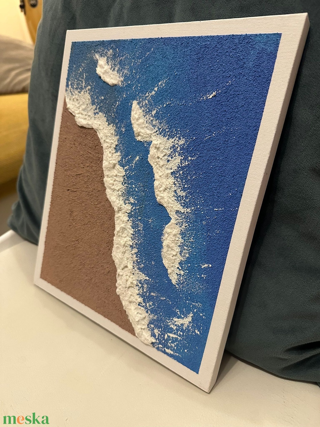 Tenger suttogása - művészet - festmény - festmény vegyes technika - Meska.hu