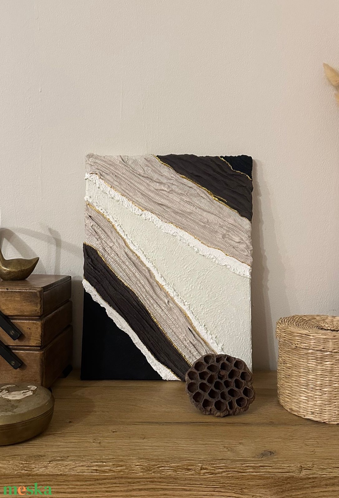  Rétegek - művészet - festmény - festmény vegyes technika - Meska.hu