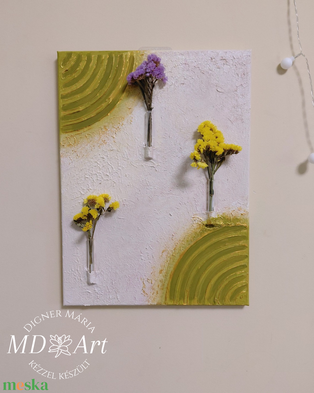 A természet lehelete -3D textúrált falikép - művészet - festmény - festmény vegyes technika - Meska.hu