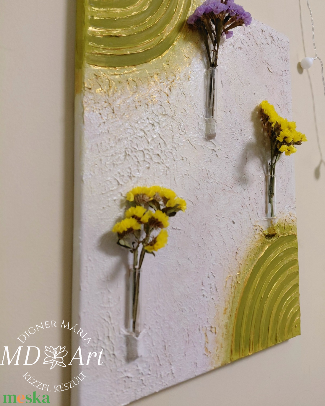 A természet lehelete -3D textúrált falikép - művészet - festmény - festmény vegyes technika - Meska.hu