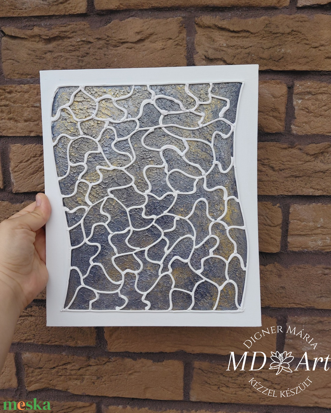 Az életünk útjai-textúrált falikép - művészet - festmény - festmény vegyes technika - Meska.hu