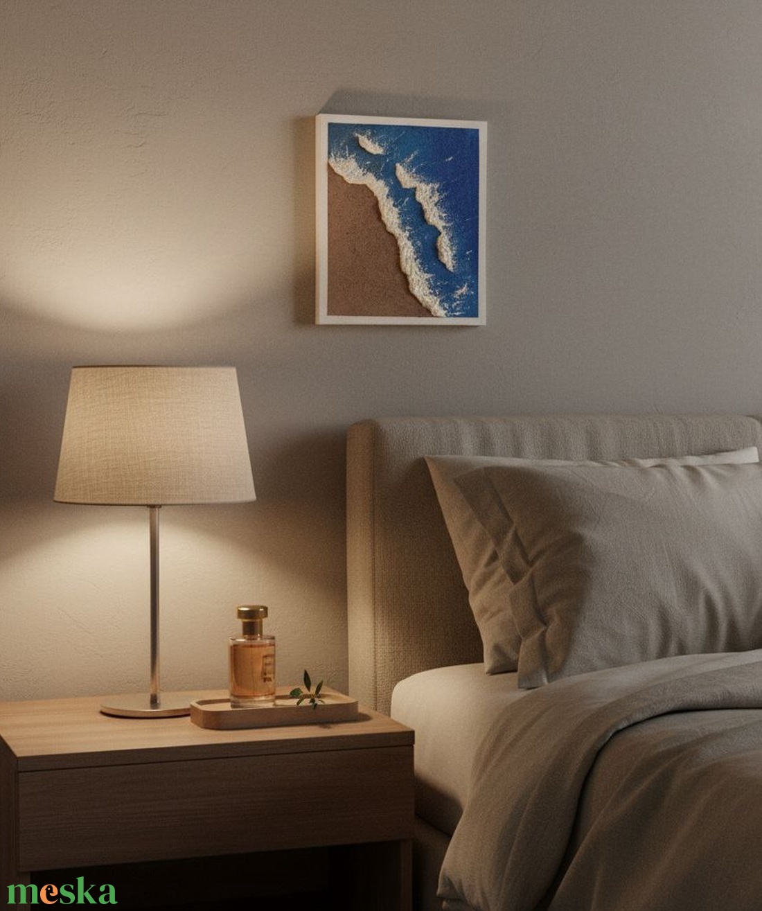 Tenger morajlás - művészet - festmény - festmény vegyes technika - Meska.hu