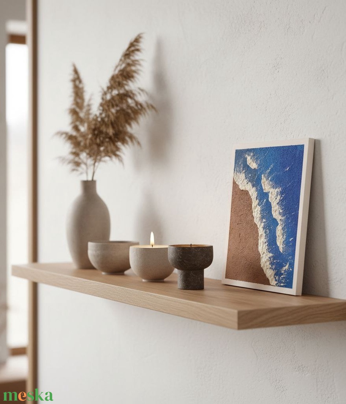 Tenger morajlás - művészet - festmény - festmény vegyes technika - Meska.hu