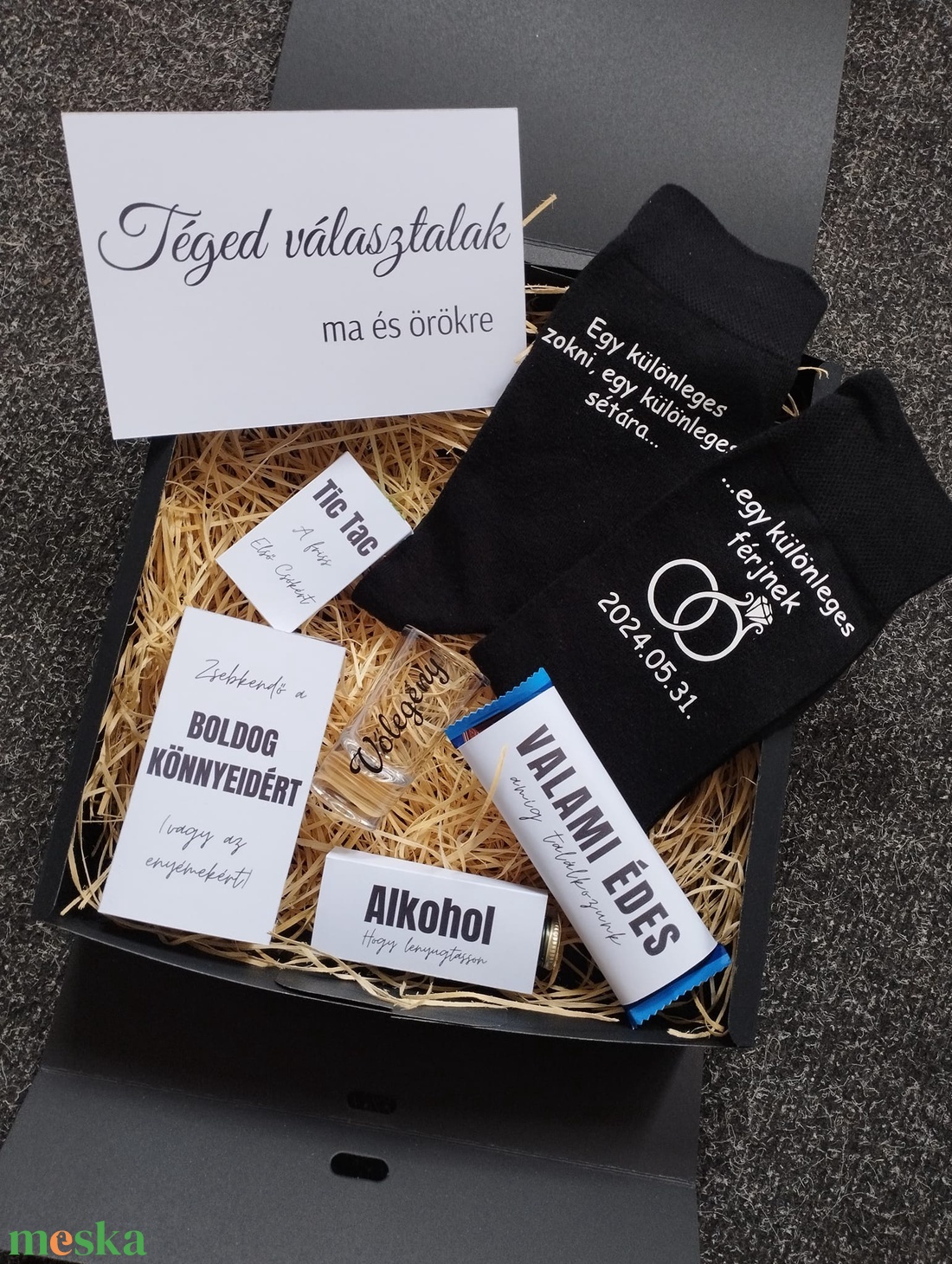Groom box, Ajándék a vőlegénynek, Vőlegény ajándékcsomag - esküvő - esküvői szett - Meska.hu