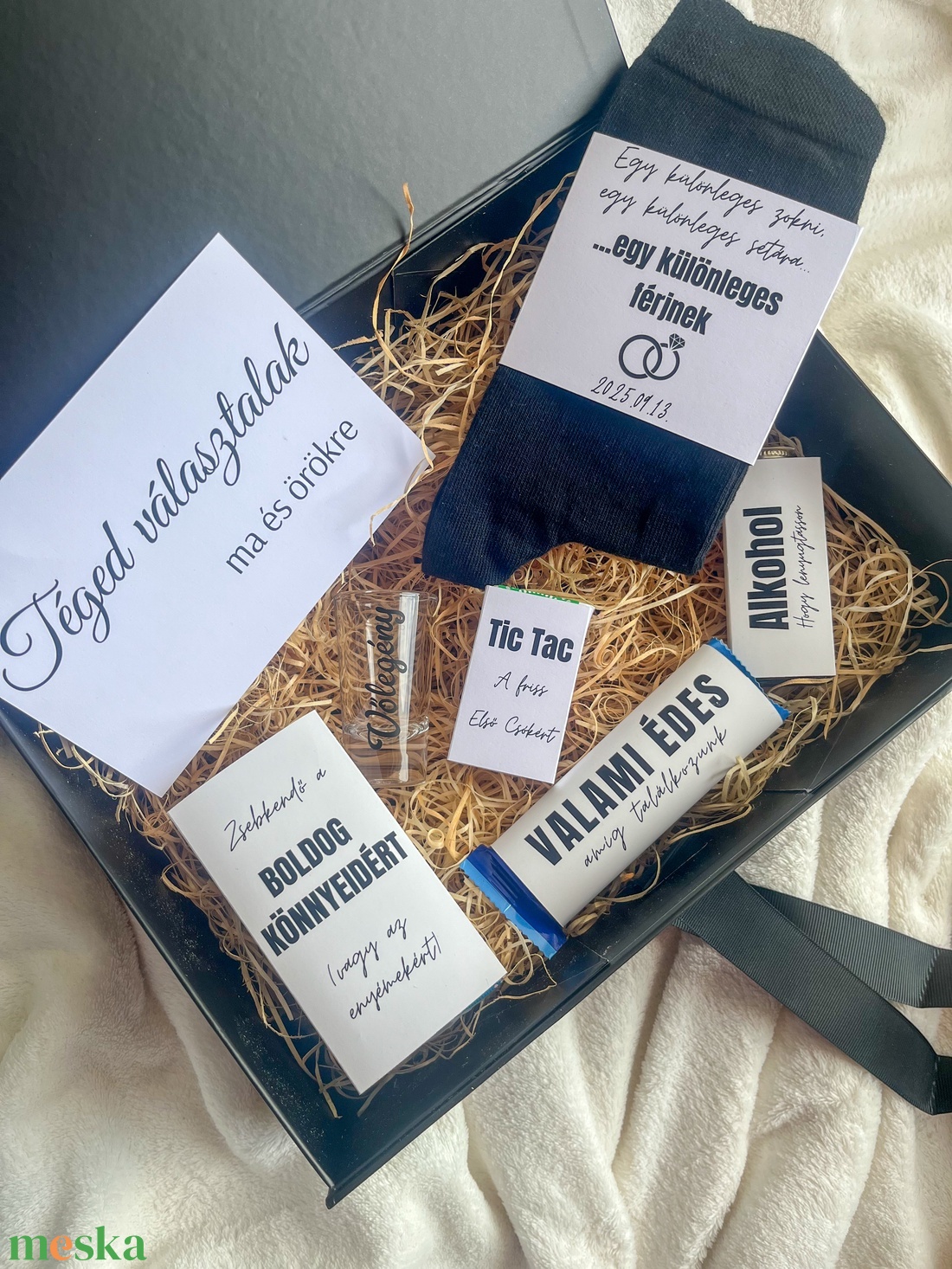 The Yes day kit - groom box, Ajándék a vőlegénynek, Vőlegény ajándékcsomag - esküvő - esküvői szett - Meska.hu