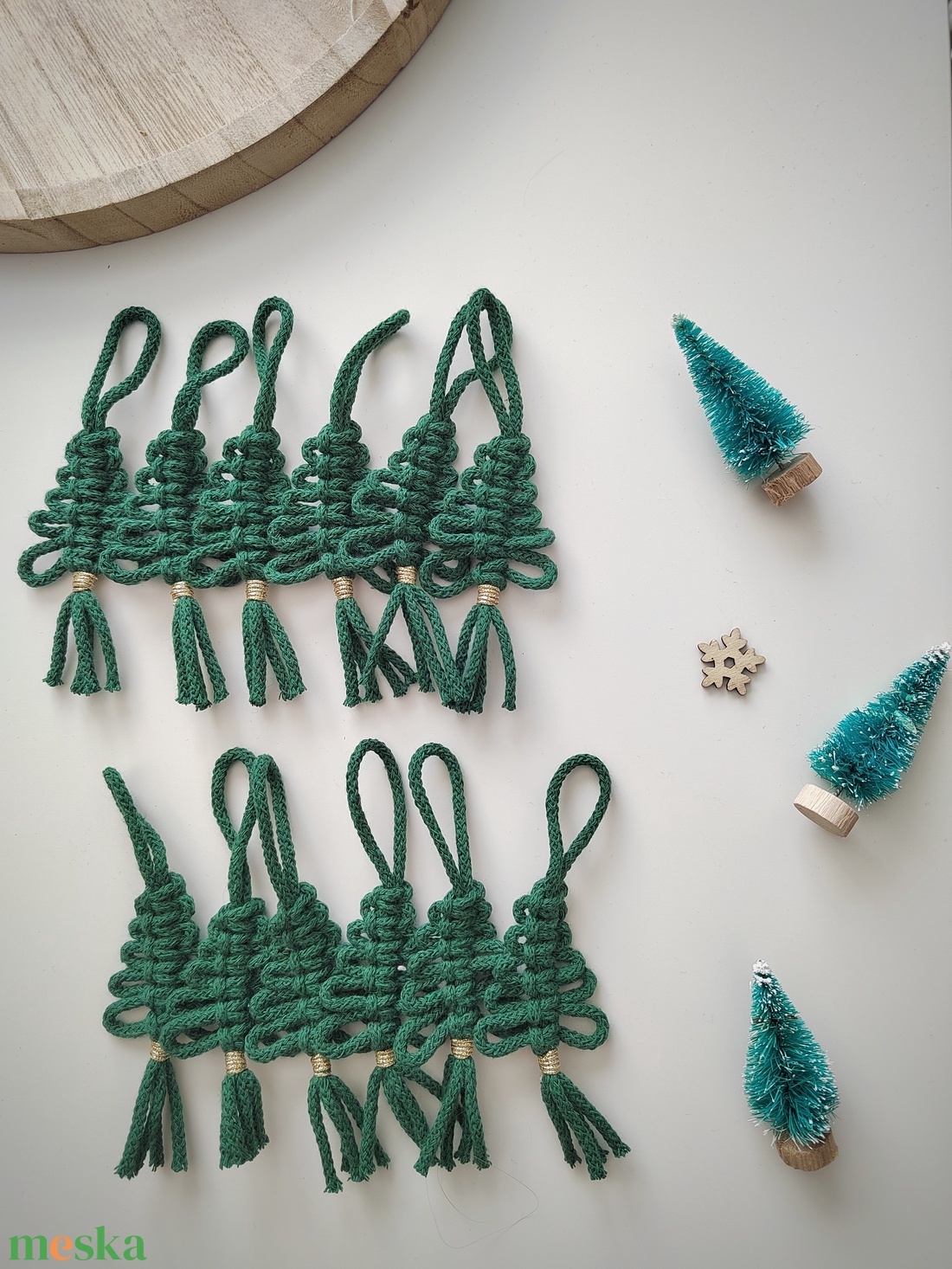 Makramé mini karácsonyfa DIY csomag - diy (csináld magad) - egységcsomag - Meska.hu Makramé mini karácsonyfa DIY csomag - diy (csináld magad) - egységcsomag - Meska.hu