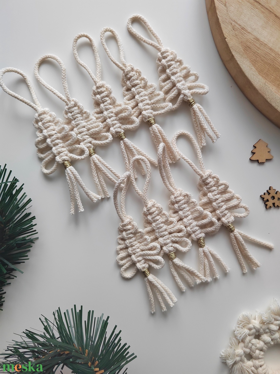 Makramé mini karácsonyfa DIY csomag - diy (csináld magad) - egységcsomag - Meska.hu Makramé mini karácsonyfa DIY csomag - diy (csináld magad) - egységcsomag - Meska.hu