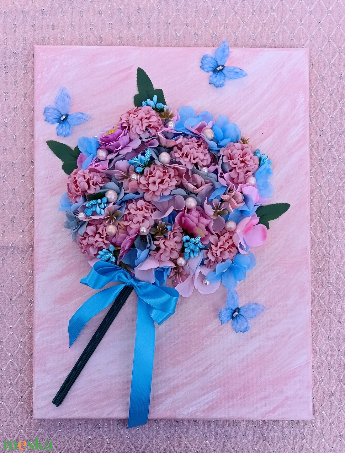 Virágos kép - otthon & életmód - virágdekoráció - virágtartó - váza - Meska.hu