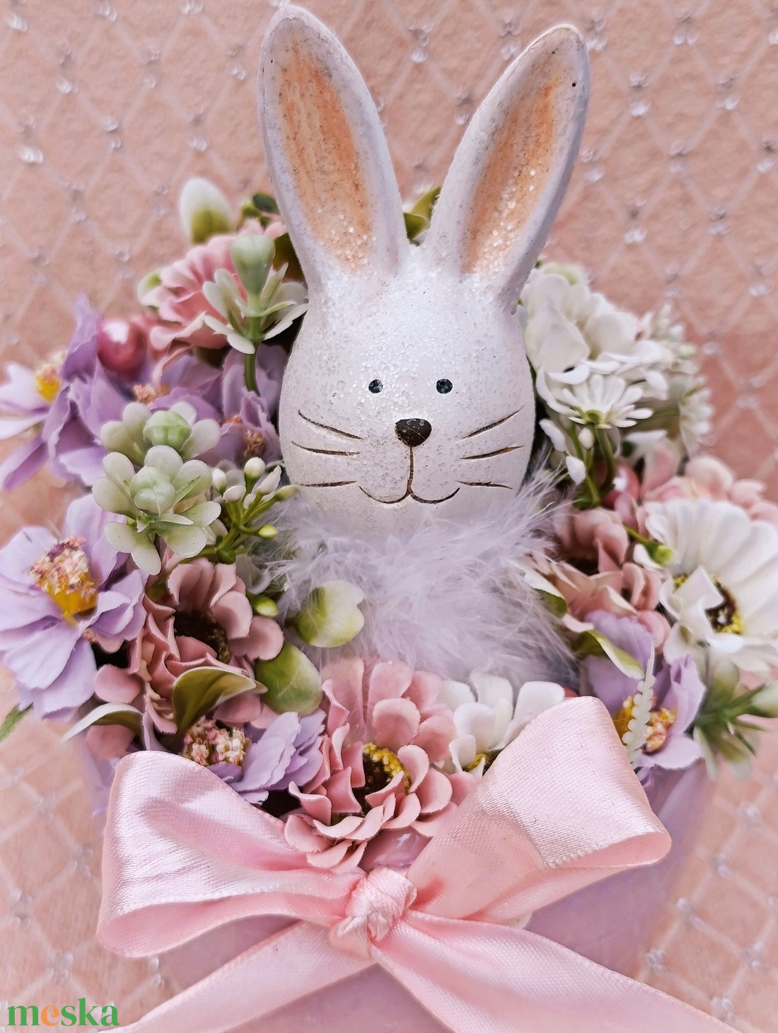 Húsvéti asztaldísz  - otthon & életmód - virágdekoráció - virágdíszek - asztali virágdísz - Meska.hu