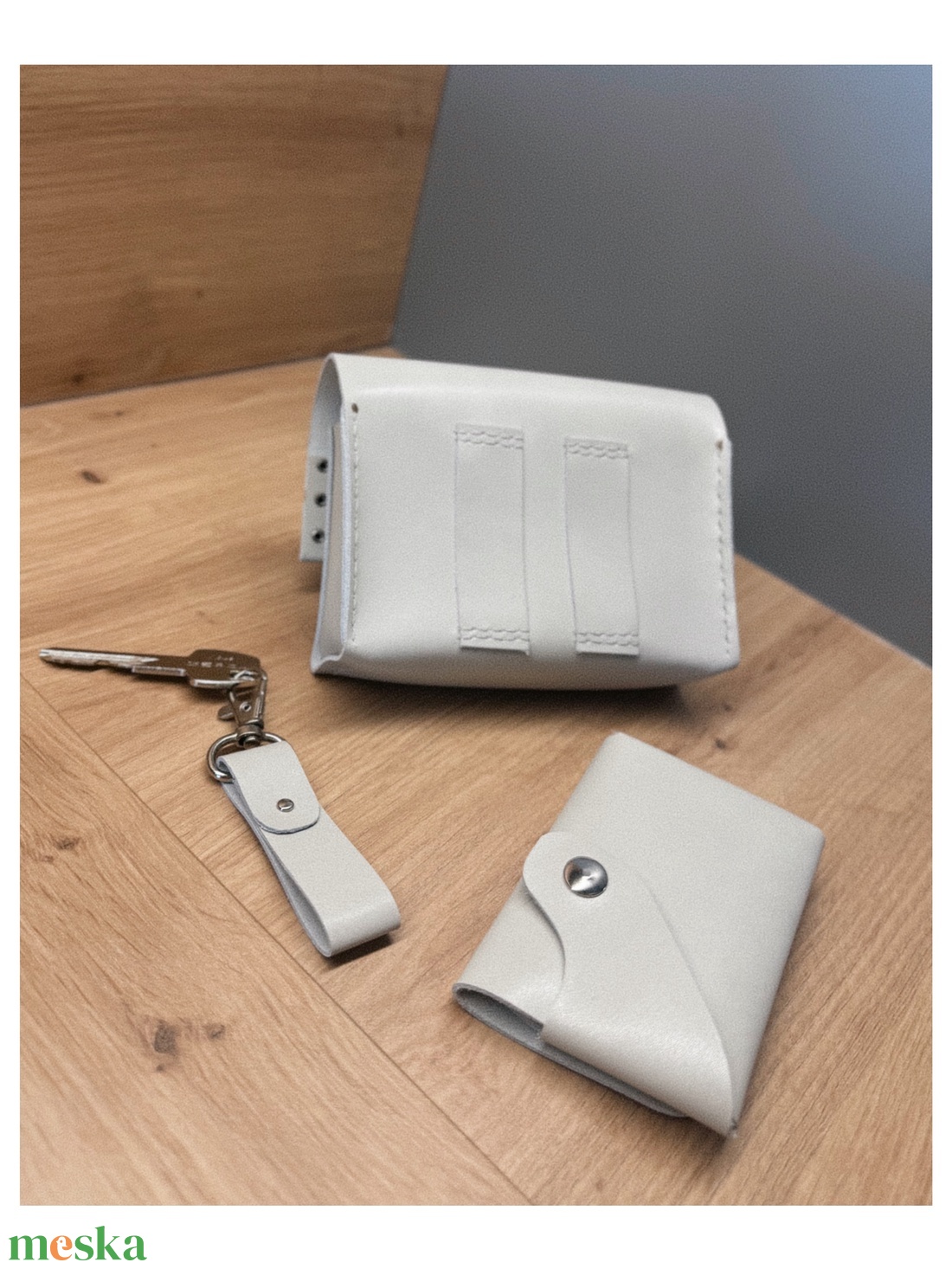 Mona bőrtáska-szett - táska & tok - övtáska - Meska.hu