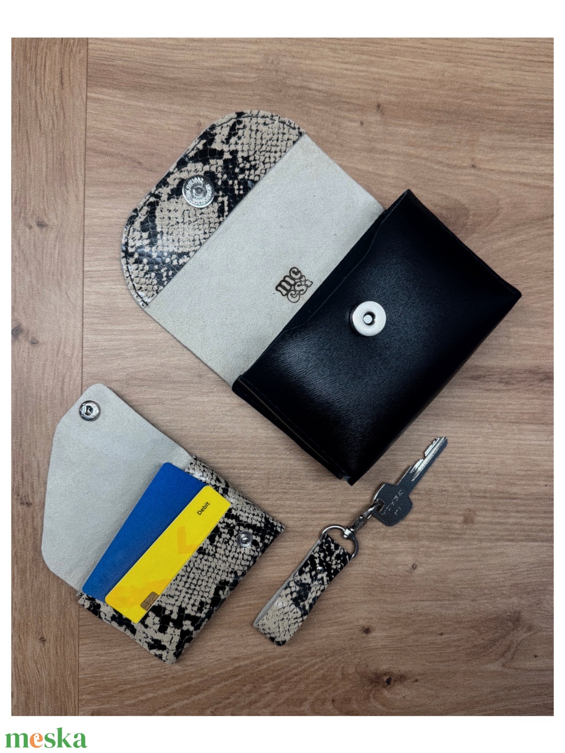 Zara bőrtáska-szett - táska & tok - övtáska - Meska.hu