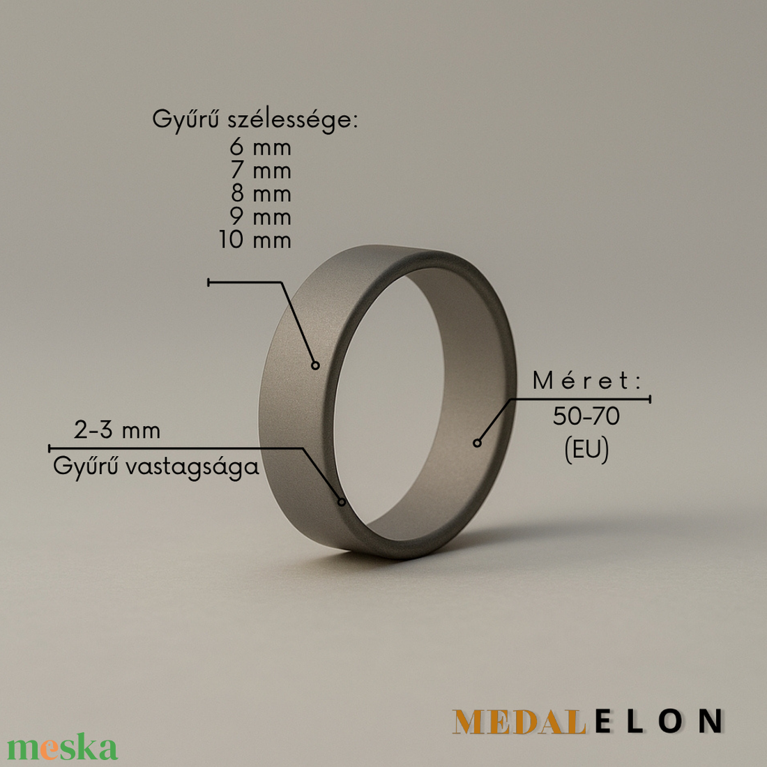 Sárgaréz és dió fa gyűrű gitárhúrral - ékszer - gyűrű - kerek gyűrű - Meska.hu