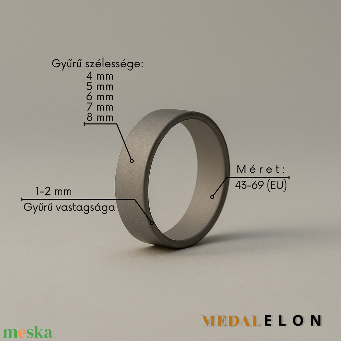 Sárgaréz és zebrano fa gyűrű - ékszer - gyűrű - kerek gyűrű - Meska.hu