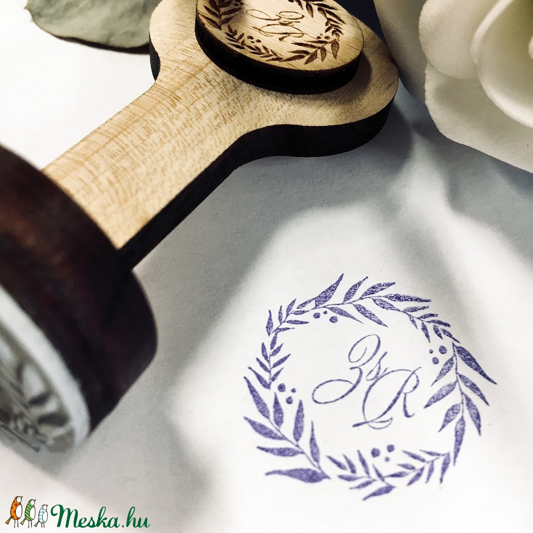 45mm Esküvői nyomda, pecsét kívánság szerint, esküvő, házasság, házasságkötés -  - Meska.hu