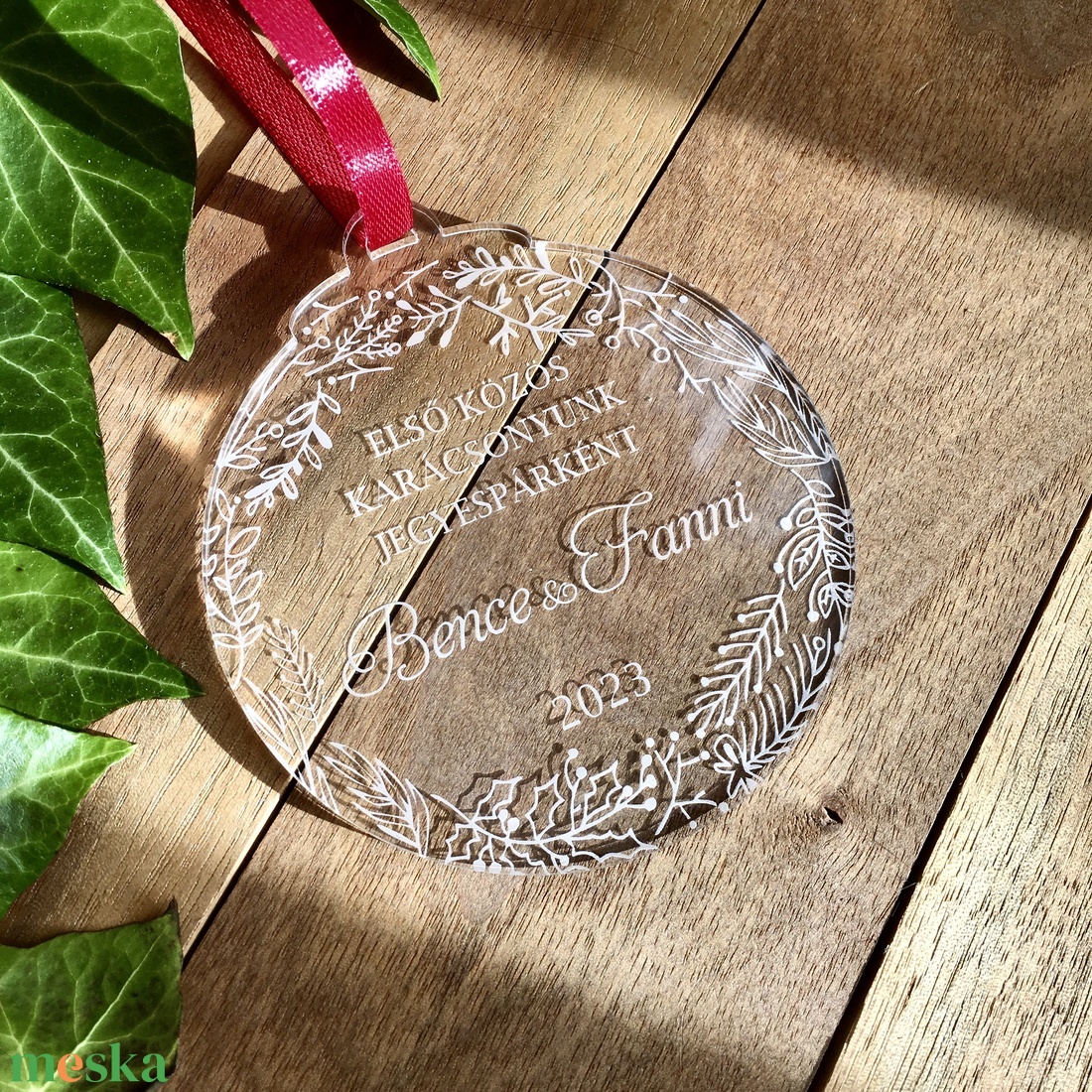 Akril karácsonyfadísz tetszőleges szöveggel gravírozva - karácsony - karácsonyi lakásdekoráció - karácsonyfadíszek - Meska.hu Akril karácsonyfadísz tetszőleges szöveggel gravírozva - karácsony - karácsonyi lakásdekoráció - karácsonyfadíszek - Meska.hu